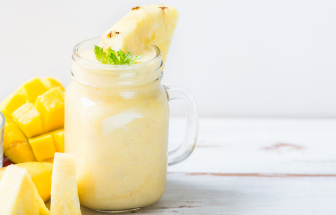 Pineapple + Mango Smoothie Recipe